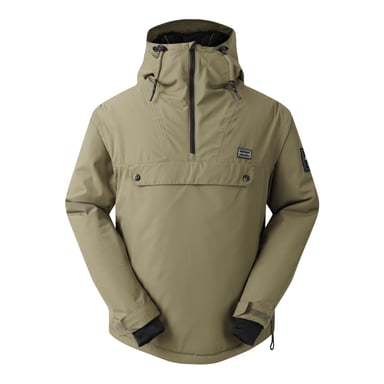 Dare 2B Mens Freeride II Colour Block Overhead Ski Jacket (Olive Green)