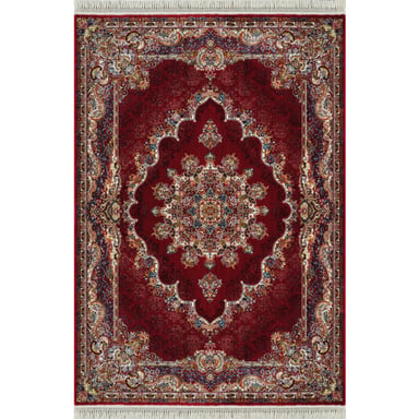 Muratap Isfahan oosters vloerkleed nain laagpolig klassiek vintage tapijt /