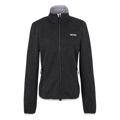 Regatta Womens/Ladies Newhill Full Zip Fleece Jacket (Black/Oyster Mushroom)