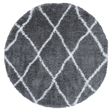 Veer Carpets Vloerkleed jeffie grey rond ø120 cm