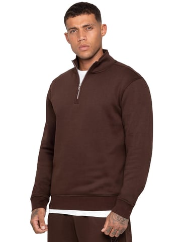 Enzo Milano | Heren Half Zip Sweatshirt