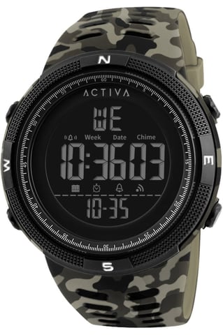 Activa x Invicta Digital ACW1915MC-003 Men's Quartz Watch - 50mm
