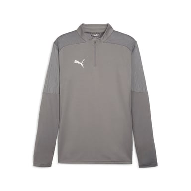 Puma TeamFINAL Training 1/4 top met rits voor heren in Grijs