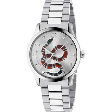 Gucci G-Timeless YA1264076 Herenhorloge - Elegant roestvrij stalen ontwerp