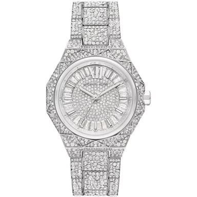 Michael Kors MK4691 Raquel Pavé dameshorloge - Elegant zilver horloge