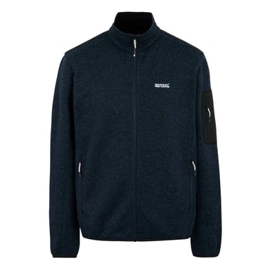 Regatta Herr Newhill Marl Fleecejacka med hel dragkedja (Moonlight Denim)