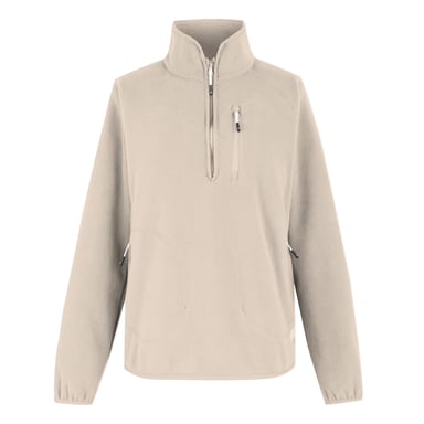 Regatta Womens/Ladies Frankie Quarter Zip Fleece Top (Light Vanilla)