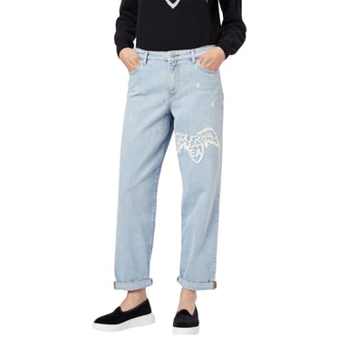 Emporio Armani Womens/Ladies J89 Baggy Jeans (Blue)