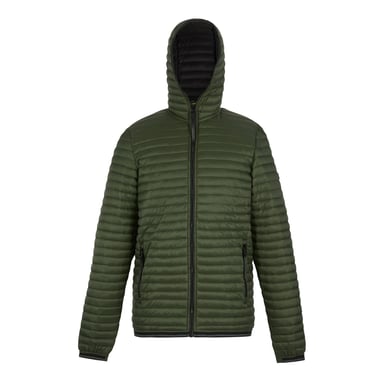 Regatta Mens Rigain Padded Jacket (Olive Night/Black)