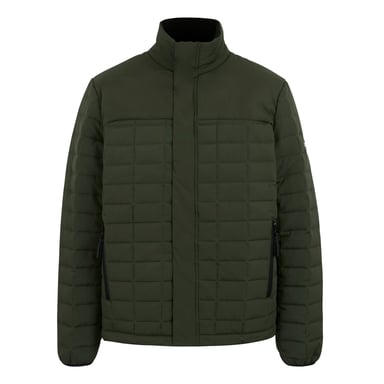 Regatta Womens/Ladies Haire Padded Jacket (Dark Khaki/Black)