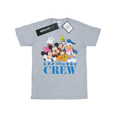 Disney Girls Mickey Mouse Disney Friends Cotton T-Shirt (Sports Grey)