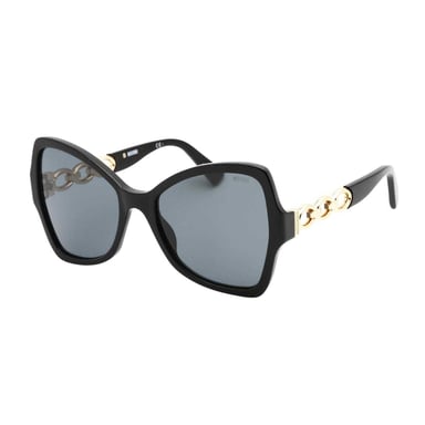 Moschino Womens/Ladies Butterfly Sunglasses (Black)