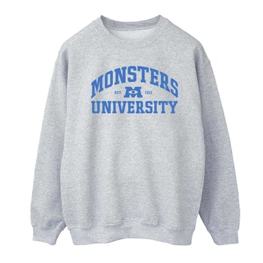 Disney Mens Monsters University Logo Sweatshirt (Sports Grey)