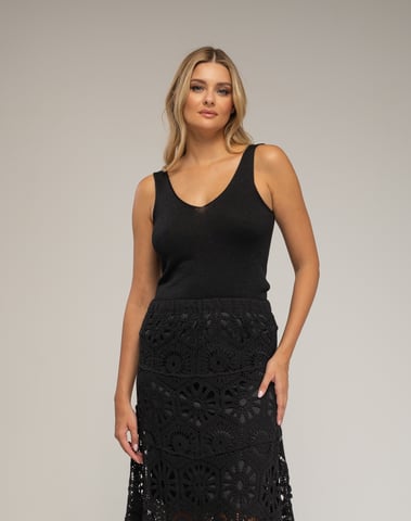 Knit top with Lurex
