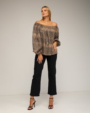 Wide-leg basic jeans