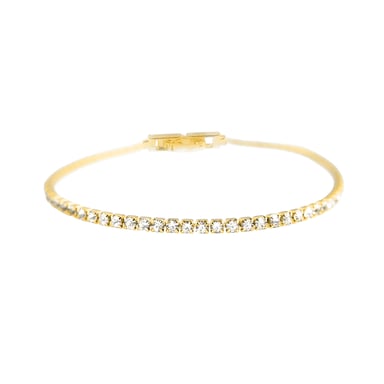 Luxenter Brilliant Zirconia bracelet finished in 18K yellow gold - Kayla