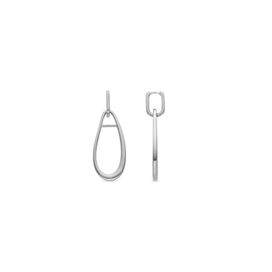 Luxenter rhodium plated earrings - Salsah