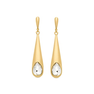 Luxenter earrings finished in 18k yellow gold - Drieo