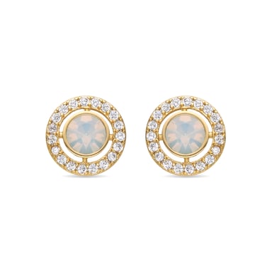 Luxenter Earrings with Shiny Zirconia 18k gold finish - Riashe