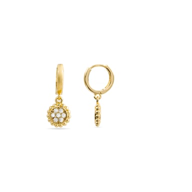 Luxenter earrings in 18k yellow gold with brilliant zirconia - Abdau