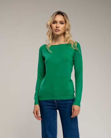Fitted knit sweater