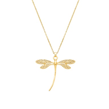 Luxenter Necklace with Shiny 18K gold finish Zirconia - Kual