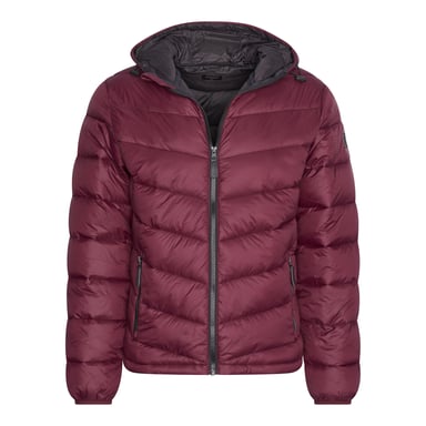 Cappuccino Italia Jas winter Hooded Winter Jacket Burgundy Red
