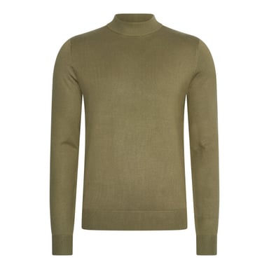 Mario Russo Sweaters Turtle Neck Trui Tarmac Green