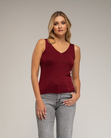 Knit top with Lurex