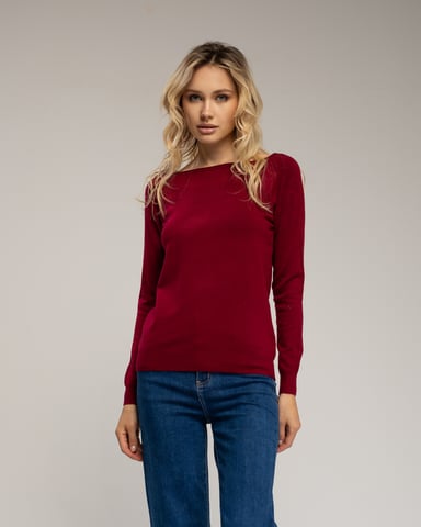 Fitted knit sweater