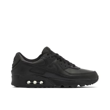 Nike Air Max 90 Heren Leren Sneakers Zwart