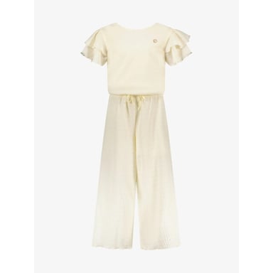 Le Chic Meisjes jumpsuit daisy summer crochet