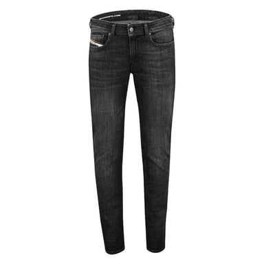 Diesel Mens Sleenker Jeans (Black Denim)