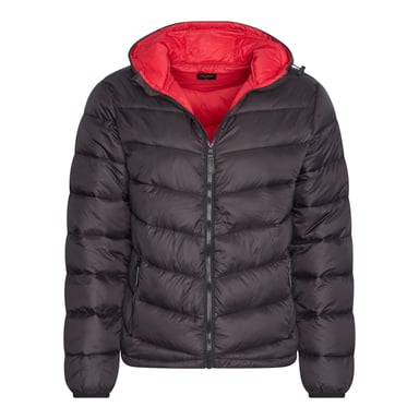 Cappuccino Italia Jas winter Hooded Winter Jacket Zwart Black