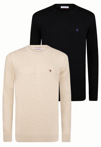Pullover Crew Neck Sweater Pack Of 2