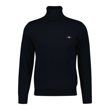 Gant Classic Cotton Rollerneck Knitted Jumper