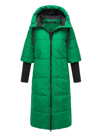 Navahoo Women's Quilted Jacket Ciao Meow – Extra Long & Warm