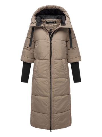 Navahoo Women's Quilted Jacket Ciao Meow – Extra Long & Warm