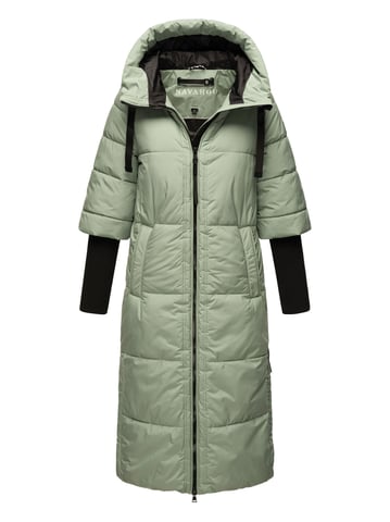 Navahoo Women's Quilted Jacket Ciao Meow – Extra Long & Warm