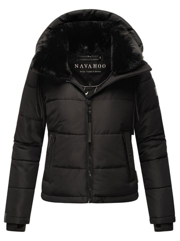Navahoo Women's Quilted Jacket with Love – Short & Stylish