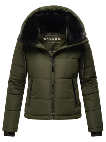 Navahoo Women's Quilted Jacket with Love – Short & Stylish