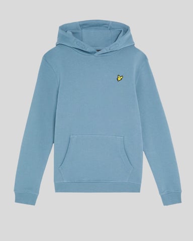 Lyle & Scott Jongens Loopback Katoenen Hoodie - Blauw