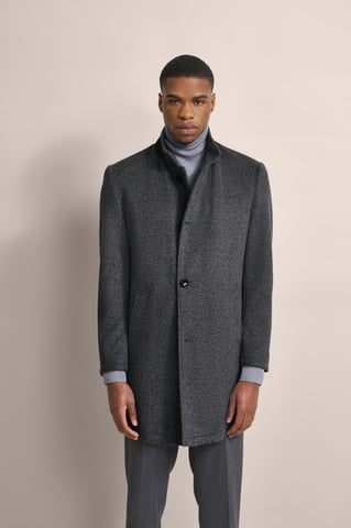 Bugatti Herren Mantel mit Stretchfunktion