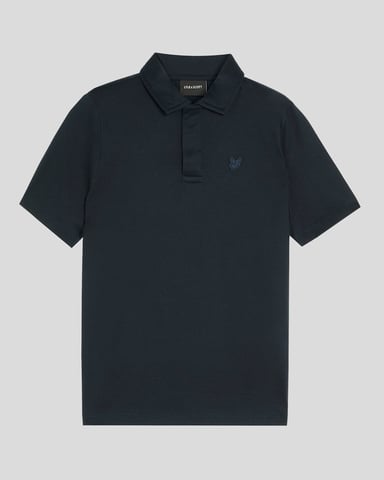 Lyle & Scott Jongens Mercerised Katoenen Poloshirt - Marineblauw