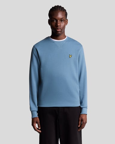 Lyle & Scott Cotton Crew Neck Sweatshirt - Blue