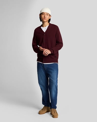 Lyle & Scott Regular Fit Tapered Denimjeans - Blå