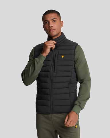 Lyle & Scott Sport Lätt Pufferjacka - Svart
