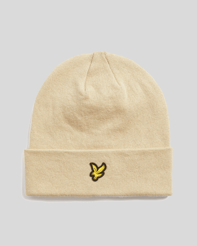 Lyle & Scott Merinowolmix Beanie - Grijs