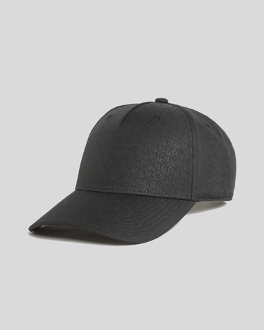 Lyle & Scott Tonal Monogram Baseballkeps - Svart