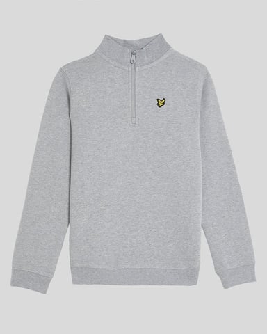 Lyle & Scott Boys' 1/4 Zip Jumper - Grey